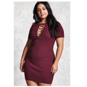 Forever21 Plus Size Sweater-Knit Dress